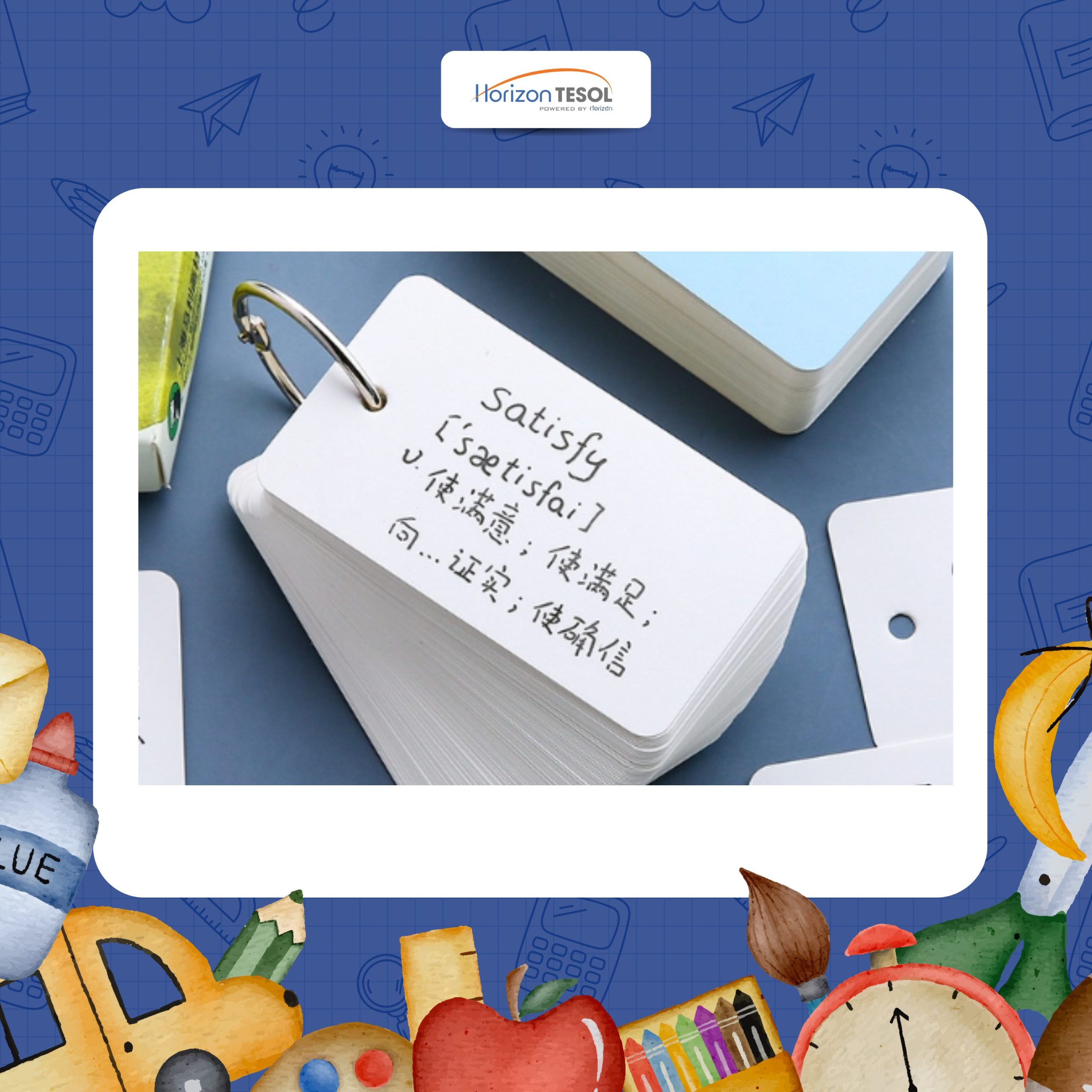 Sử dụng flashcard hiệu quả để ghi nhớ từ vựng