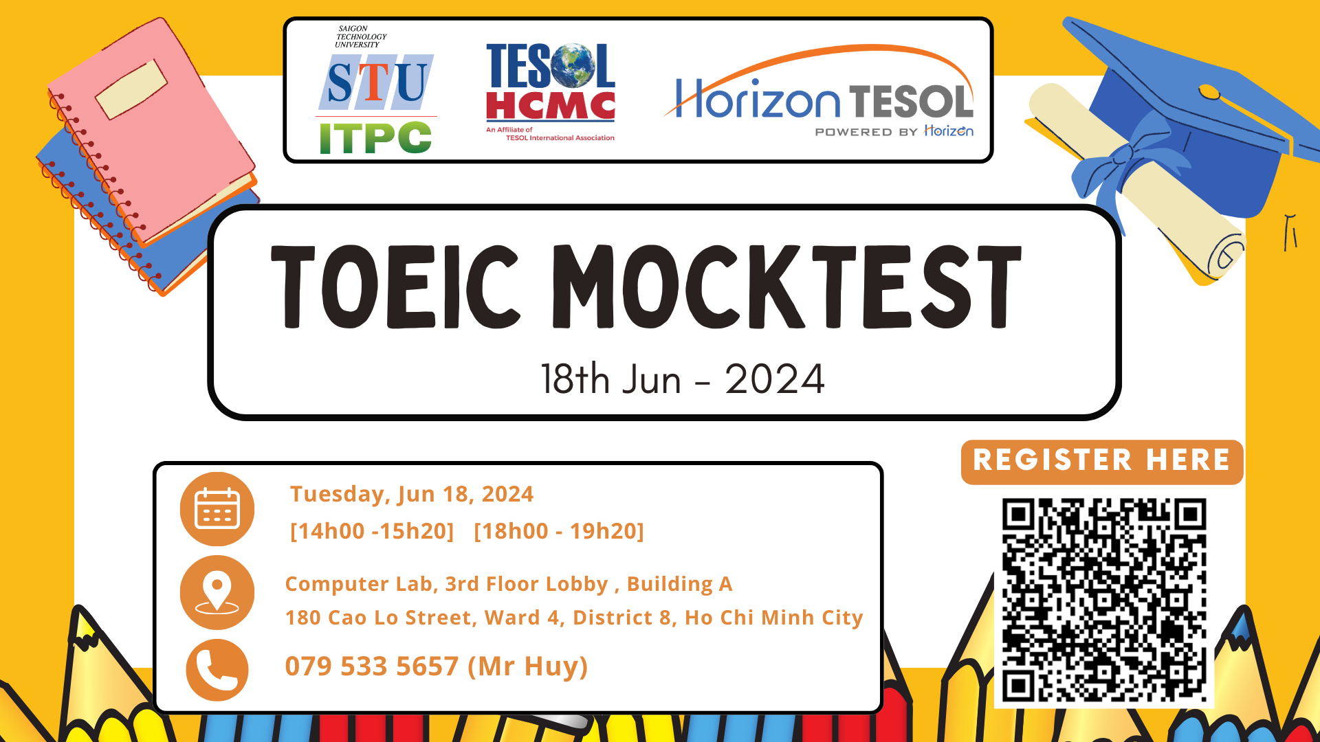 Thông tin về kỳ thi TOEIC MOCKTEST dành cho sinh viên STU