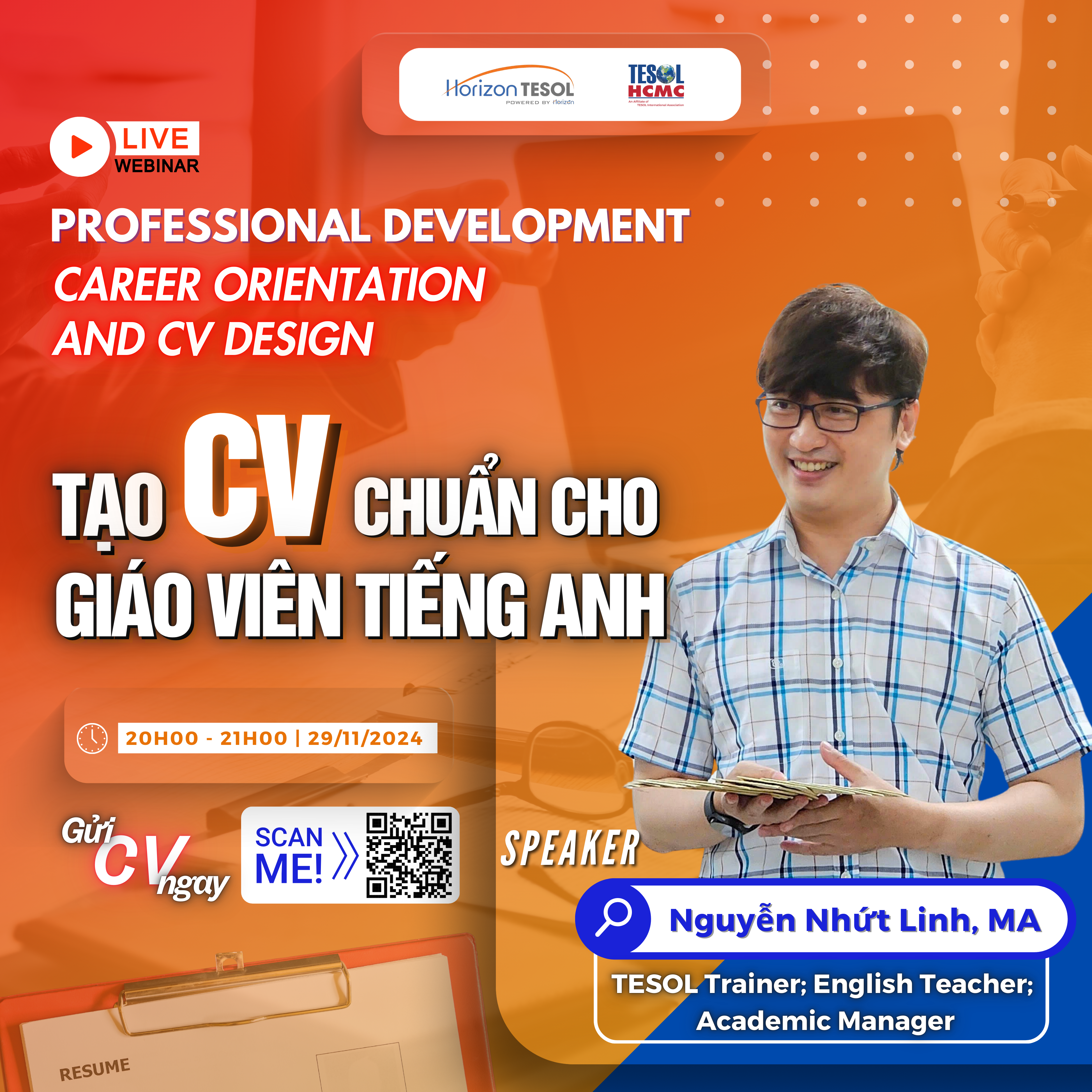 Xây dựng CV cho giáo viên Tiếng Anh