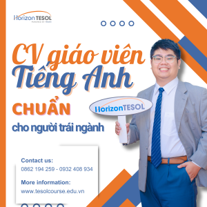 CV giáo viên Tiếng Anh trái ngành