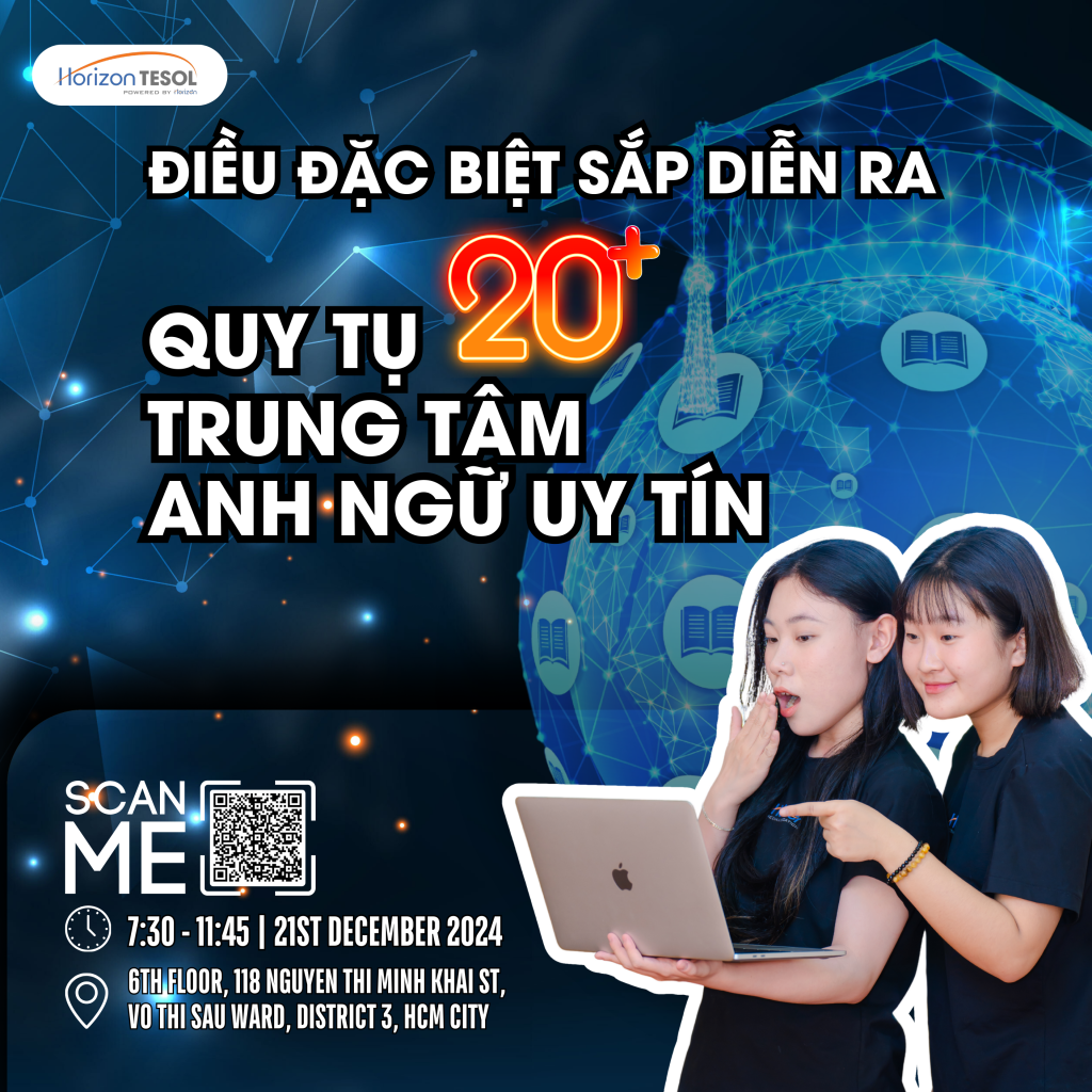 Sự kiện quy tự 20 trung tâm anh ngữ uy tín