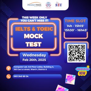 THI THỬ IELTS & TOEIC MIỄN PHÍ TẠI STU