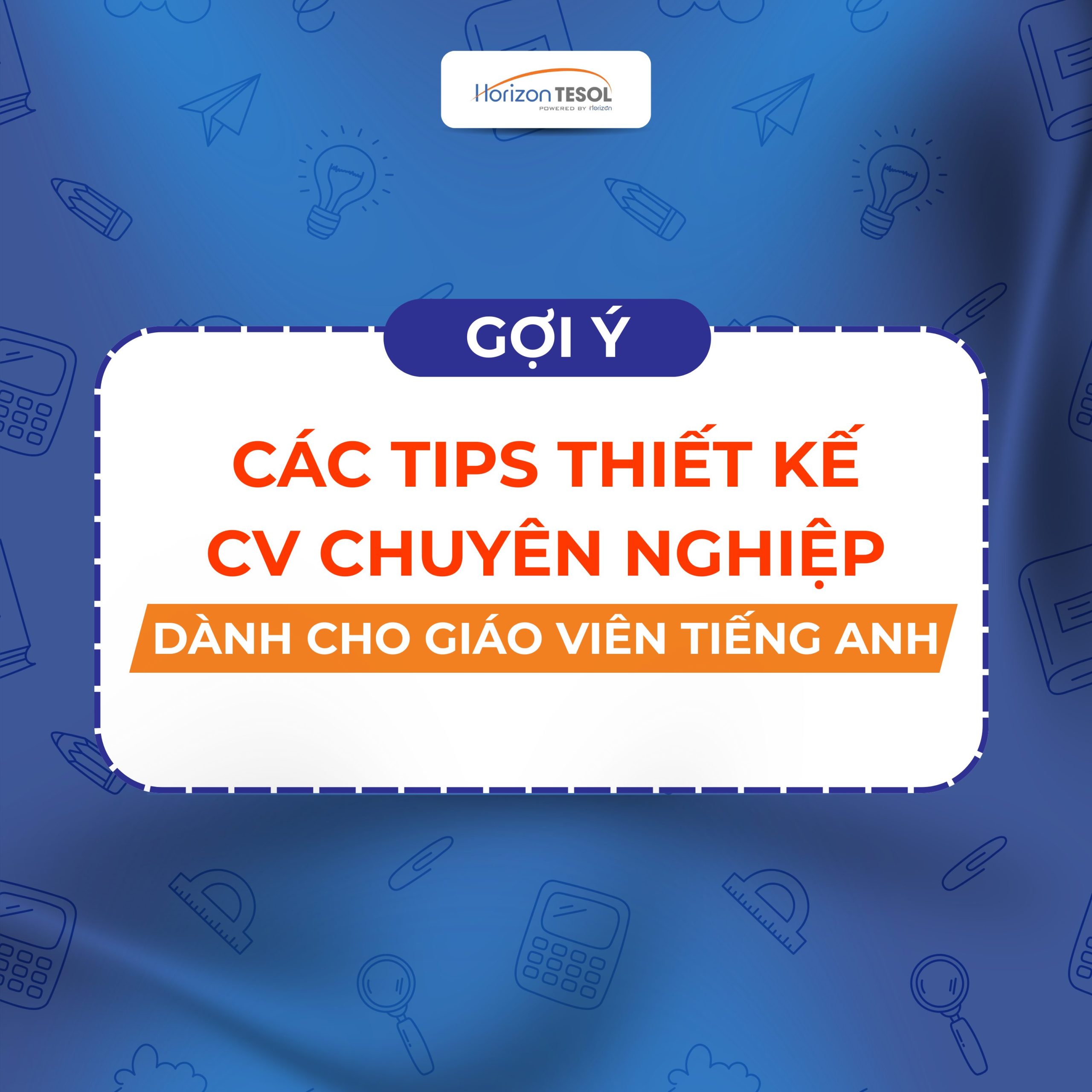 CV của giáo viên Tiếng Anh