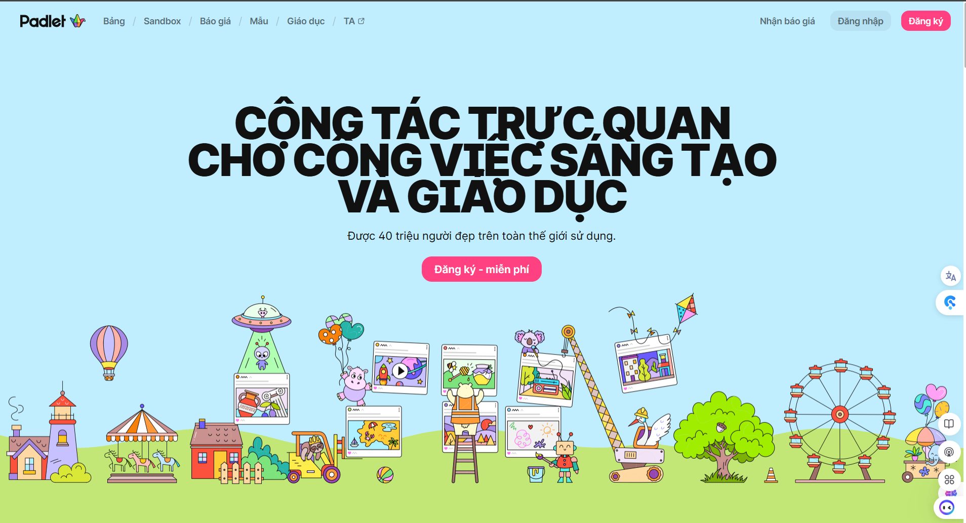 Padlet - Cộng tác trực quan cho công việc sáng tạo và giáo dục