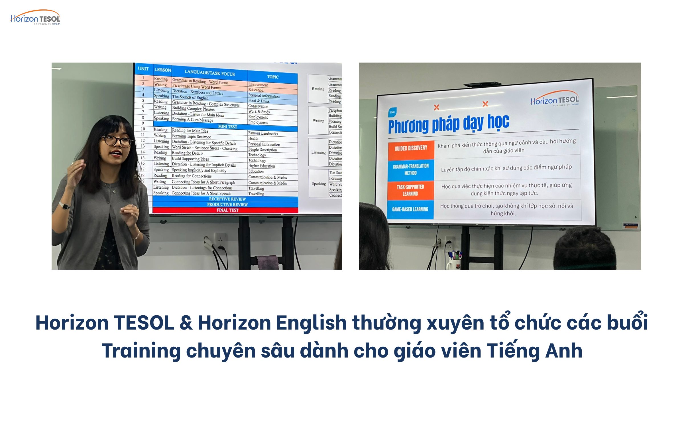 Buổi training chuyên sâu dành cho giáo viên tiếng Anh tại Horizon English
