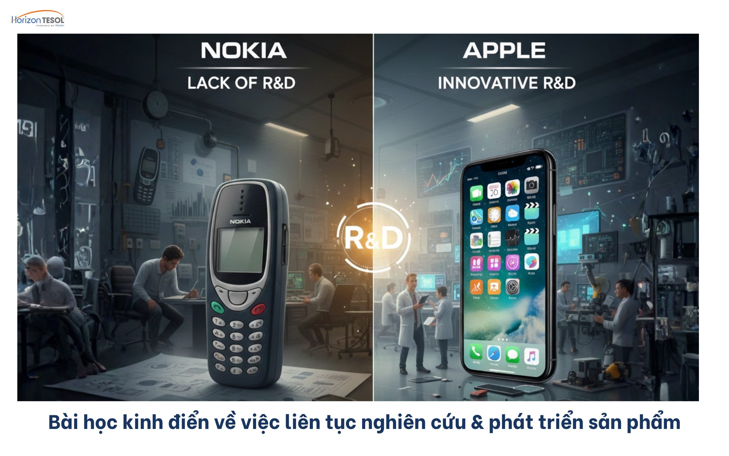 Minh chứng kinh điển từ case-study của Nokia & Apple