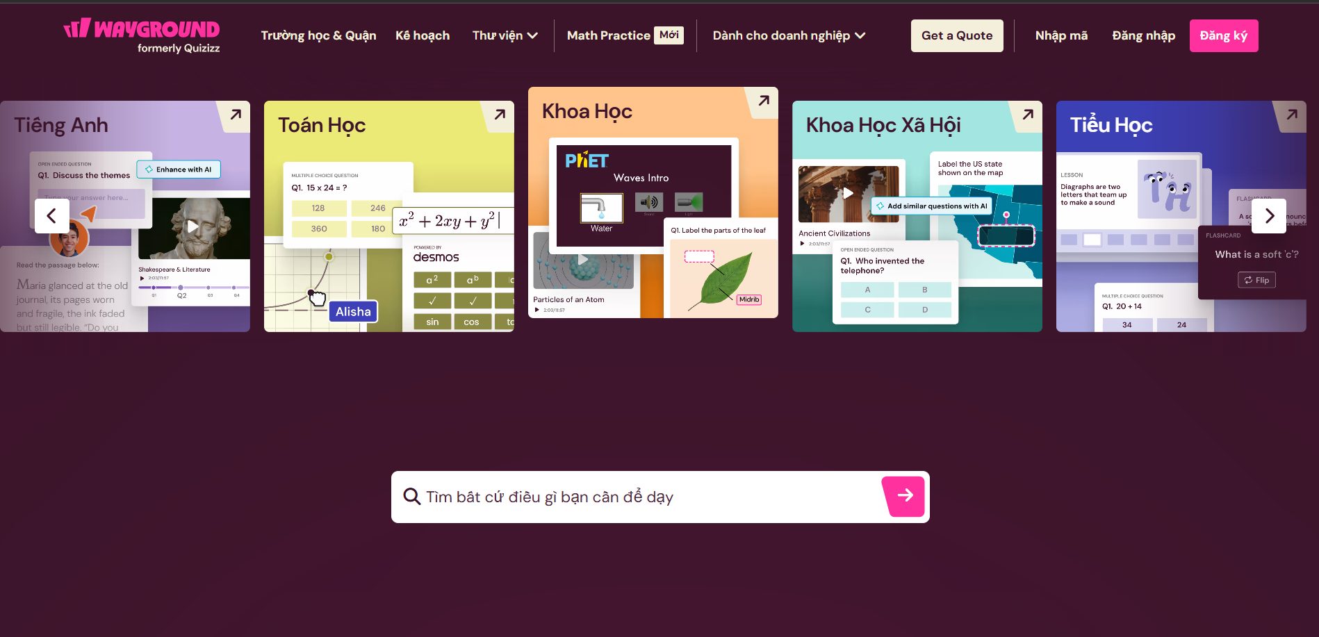 Quizizz - Website tạo game tiếng Anh với đa dạng trình độ