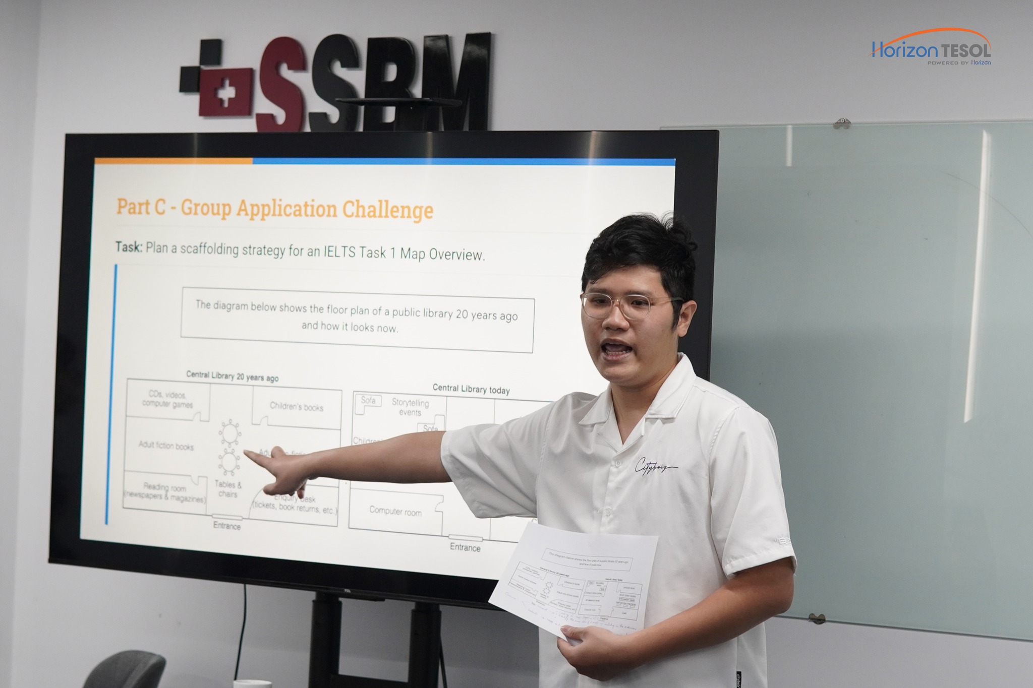 Một buổi dạy demo tại Horizon TESOL